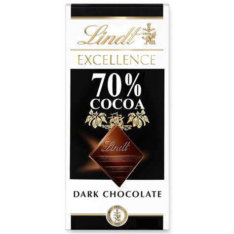 Infografik: Aufbau einer Lindt Excellence Zartbitterschokolade - Von Kakaobohne bis Glasur