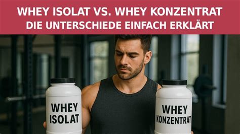 Infografik: Aufbau von Whey-Proteinen und Unterschiede Konzentrat vs. Isolat vs. Hydrolysat