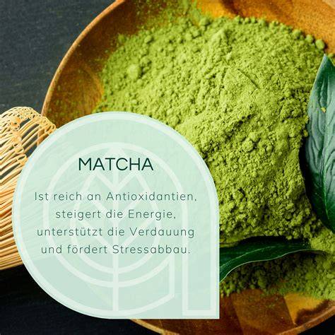 Infografik: Auswahl und Merkmale von Matcha Pulver
