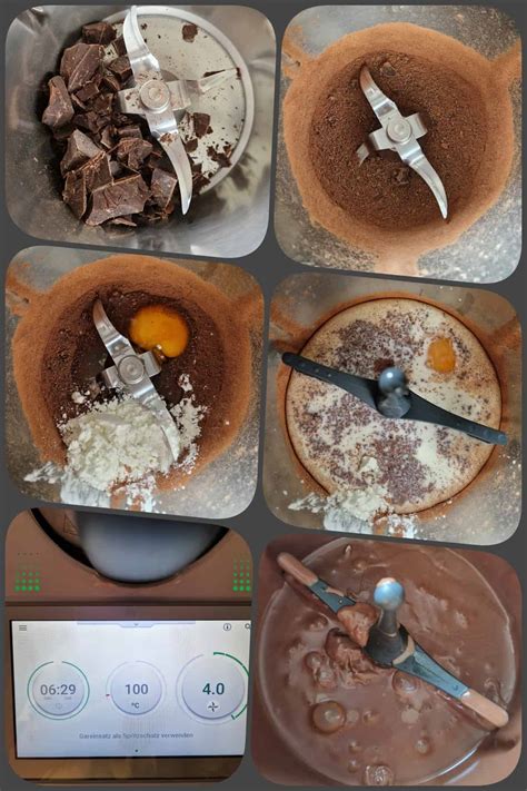 Infografik: Baileys Trüffel Zubereitungsschritte im Thermomix