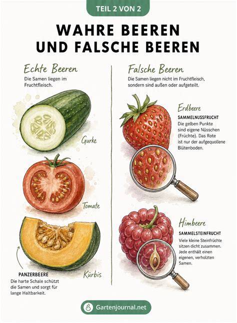 Infografik: Beeren im Vergleich - Vitamine und Eigenschaften