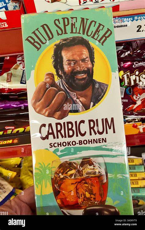 Infografik: Bestandteile von Bud Spencer Caribic Rum Schoko Bohnen - Zutaten und Anteil