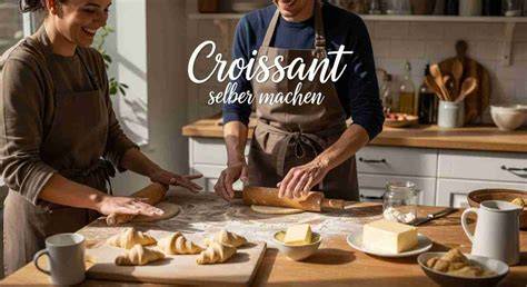 Infografik: Croissant Schnitt und Rolltechnik