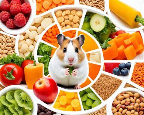 Infografik: Der optimale Futtermix für Goldhamster und Zwerghamster