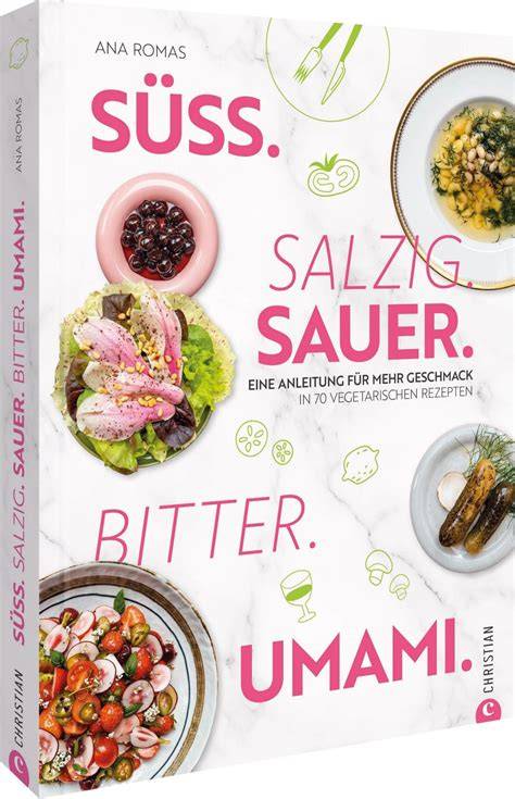 Infografik: Die 3 S des Würzens (salzig, sauer, süß) mit Beispielen