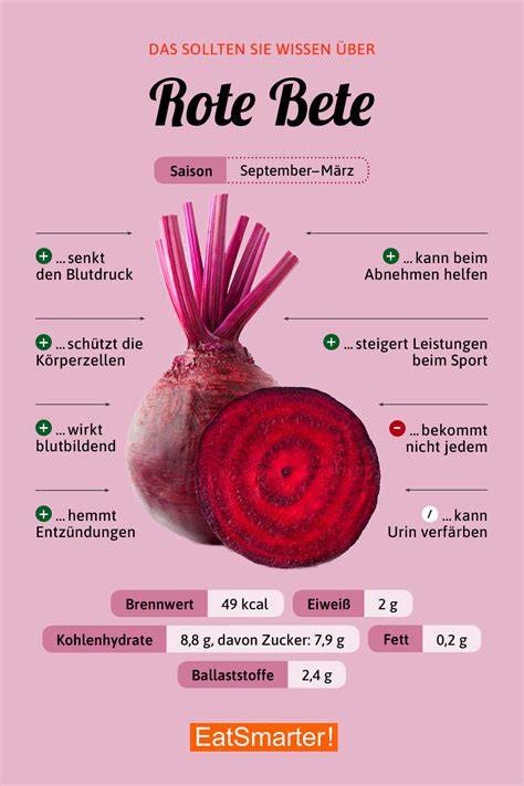 Infografik: Die Vorteile von Roter Bete im Schokokuchen (Feuchtigkeit, Farbe, Nährstoffe)