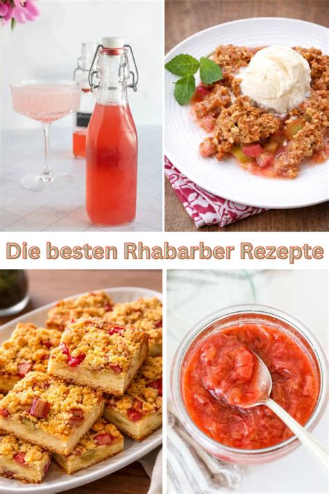 Infografik: Die besten Rhabarber-Rezepte im Überblick