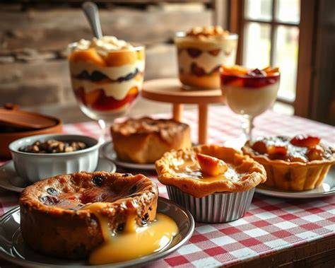 Infografik: Die wichtigsten englischen Puddings und ihre Zutaten