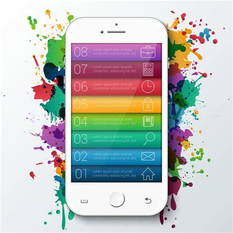 Infografik: Dip-, Spritz- und Pinsel-Techniken