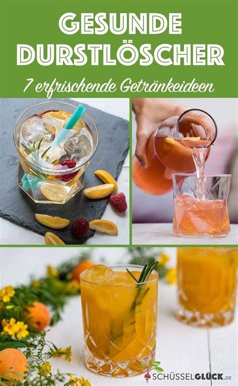 Infografik: Empfehlungen für gesunde Durstlöscher