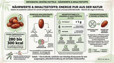 Infografik: Energielieferanten in Müsliriegeln - Datteln, Hafer, Nüsse