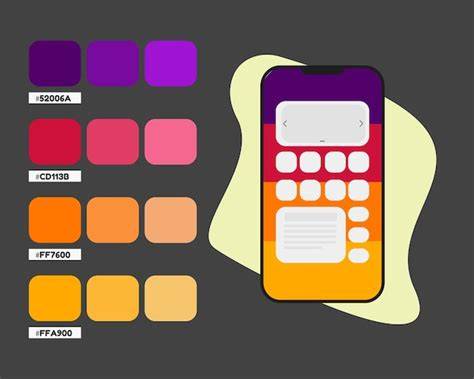 Infografik: Farbcodes in Süßwaren - Orange für Zitrus/Karamell, Lila für Milka, Braun für Keks