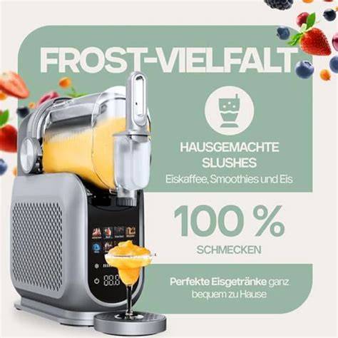 Infografik: Fassungsvermögen und Hauptkomponenten der Eismaschine