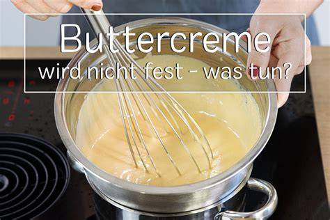 Infografik: Fehlerbehebung bei Buttercreme