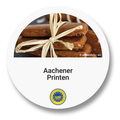 Infografik: Geschützte Ursprungsbezeichnung der Aachener Printen in NRW