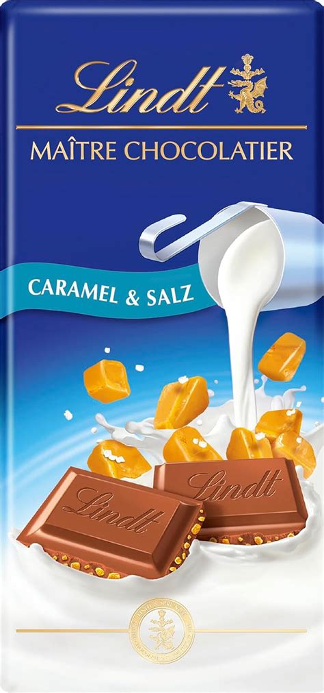 Infografik: Geschmackskomponenten von Lindt Caramel Salz