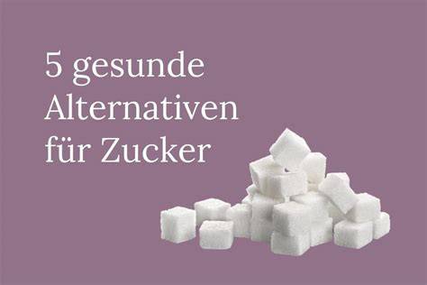 Infografik: Gesunde Alternativen zu Haushaltszucker