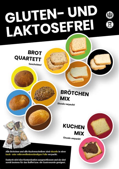 Infografik: Gluten- und Laktosegehalt in Backwaren