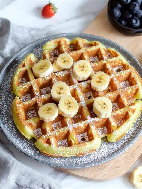Infografik: Grundrezept und Variationen der Bananenwaffeln