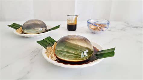 Infografik: Hauptzutaten Raindrop Cake