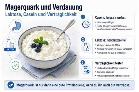 Infografik: Herstellung und Nährwerte von Magerquark