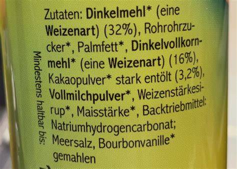 Infografik: Inhaltsstoffe Ananas-Schokolade mit Zusatzstoffen