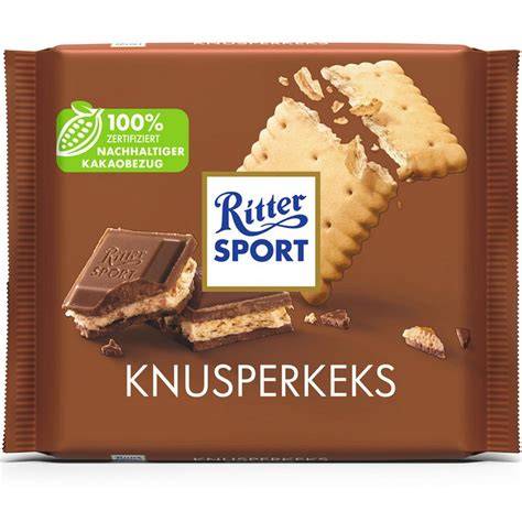 Infografik: Inhaltsstoffe Ritter Sport Butterkeks