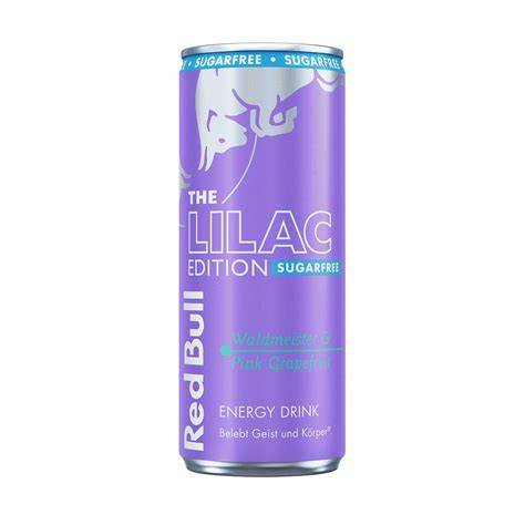 Infografik: Inhaltsstoffe und Wirkung von Red Bull Lilac Edition Sugarfree