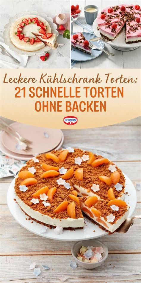 Infografik: Kühlschranktorten und No-Bake-Kuchen