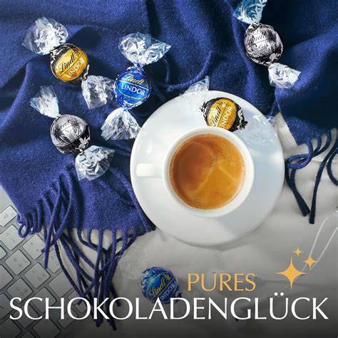 Infografik: Kaffee- und Schokoladen-Pairing mit Lindor Kugeln