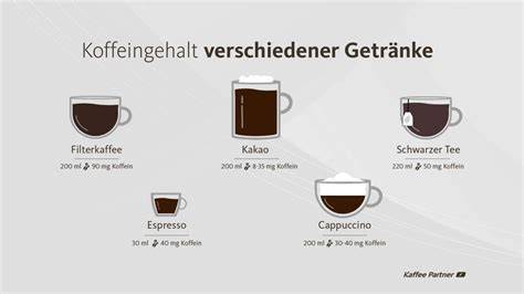 Infografik: Koffeingehalt gängiger zuckerfreier Getränke im Vergleich (mg/100 ml)