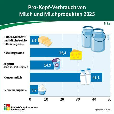 Infografik: Laktose in Milch und Milchprodukten - Vorkommen und Verträglichkeit