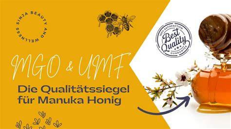 Infografik: MGO- und UMF-Werte im Manuka Honig
