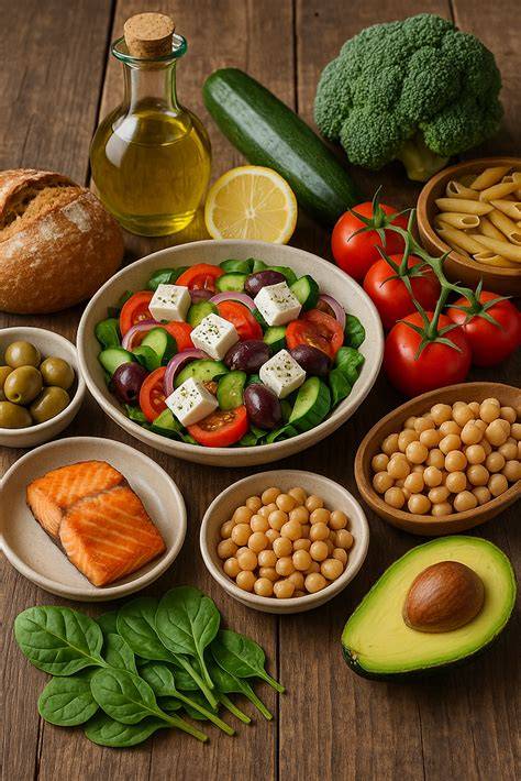 Infografik: Mediterrane Ernährung und ihre positive Wirkung auf Fruchtbarkeit