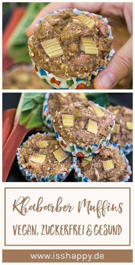Infografik: Mehlalternativen und Bindemittel für zuckerfreie Rhabarber-Muffins