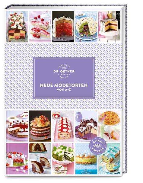 Infografik: Modetorten und Anlässe von Dr. Oetker
