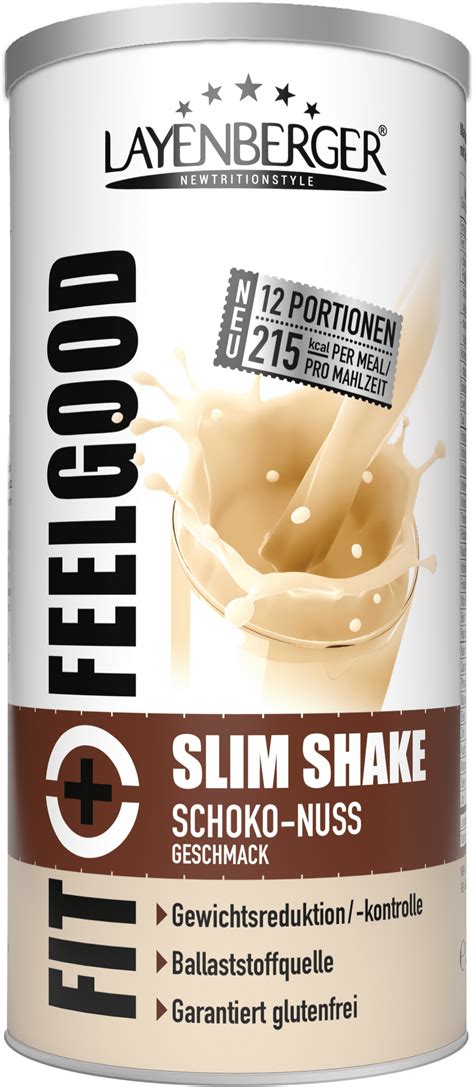 Infografik: Nährstoffe des Fit+Feelgood Slim Shake Schoko-Nuss