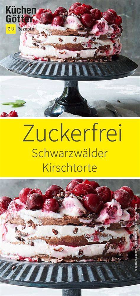 Infografik: Nährwerte - Schwarzwälder Kirschtorte zuckerfrei