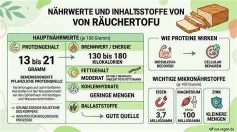 Infografik: Nährwerte und Portionierung des Mango-Seidentofu Desserts