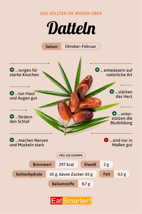 Infografik: Nährwerte von Datteln im Vergleich zu anderen Trockenfrüchten