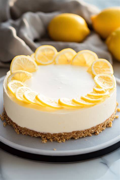 Infografik: No-Bake Lemon Cheesecake Schritte
