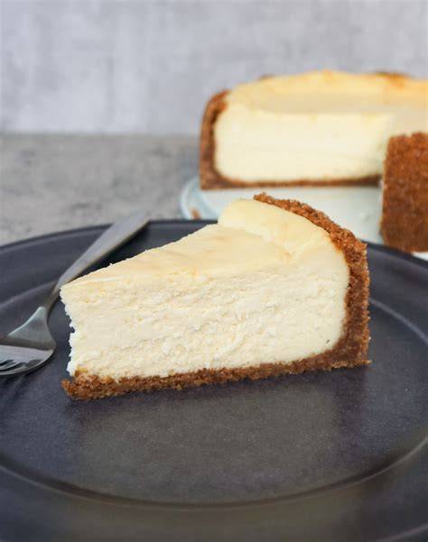 Infografik: Protein- und Kalorienvergleich deutscher vs. amerikanischer Cheesecake