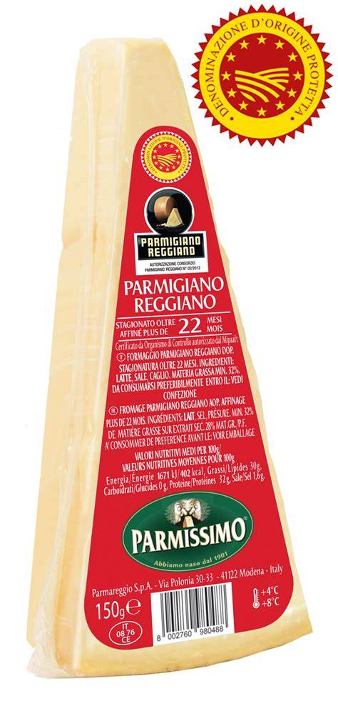 Infografik: Reifegrade von Parmigiano Reggiano und Aromenprofil