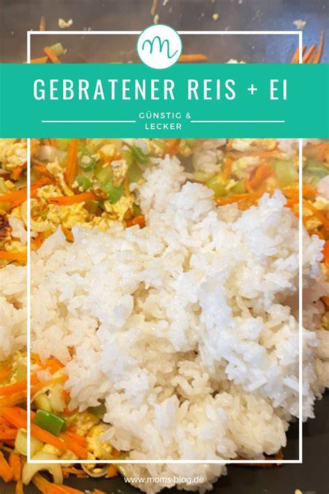 Infografik: Reihenfolge für gebratenen Reis - Ei, Aromaten, Reis, Gemüse, Sauce