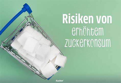 Infografik: Risiken durch übermäßigen Zuckerkonsum