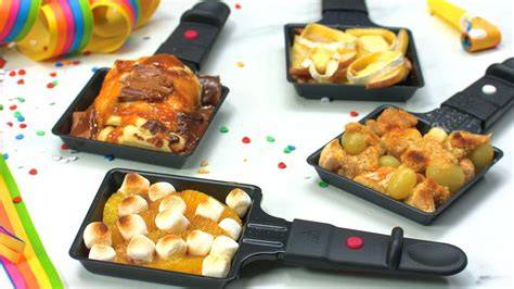 Infografik: Süße Raclette-Pfännchen Varianten
