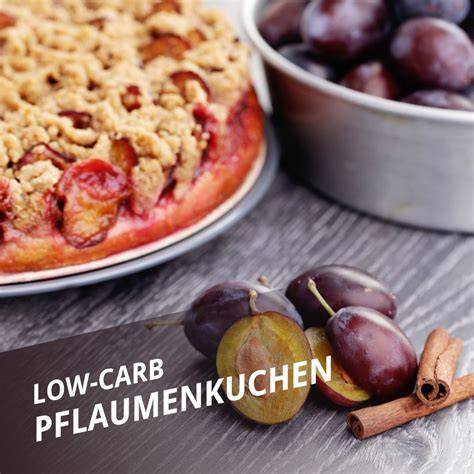 Infografik: Schichtaufbau eines Low-Carb-Kirschkuchens mit Streuseln