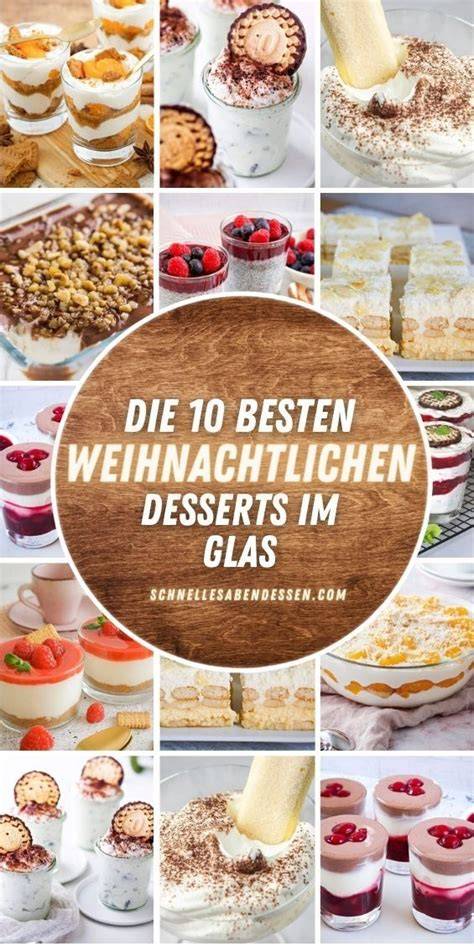 Infografik: Schichtung eines weihnachtlichen Käsekuchens im Glas