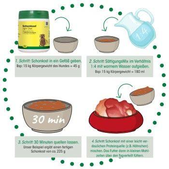 Infografik: Schritte zur Zubereitung eines saftigen Zucchini-Kuchens