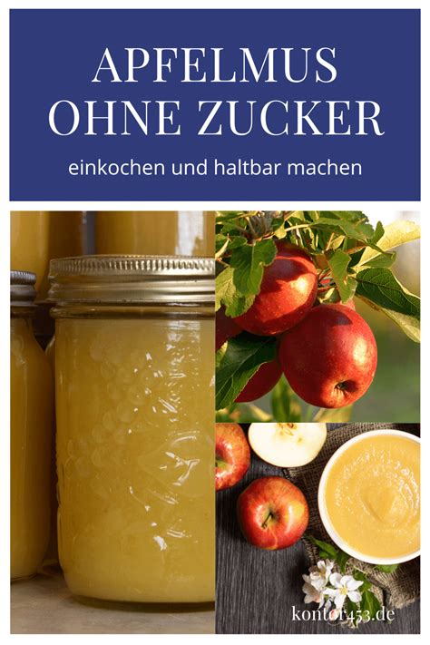 Infografik: Schrittfolge Apfelmus ohne Zucker einkochen
